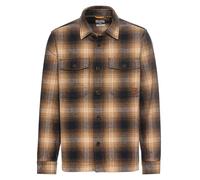 Regular Fit Hemdjacke mit Brustpattentaschen L men Camel
