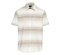 camel active Herren Kurzarmhemd aus Baumwolle mit Karomuster Gelb, menswear-3XL