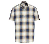 camel active - Kurzarmhemd mit Karomuster dark navy - Gr. - XXL