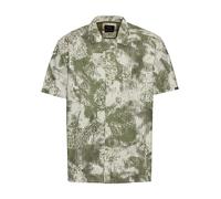 camel active Herren Kurzarm Hemd aus Baumwolle Khaki, menswear-3XL