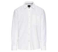 camel active - Langarm-Leinenhemd mit Soft-Wash-Veredelung white - Gr. - L