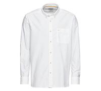 camel active Regular Fit Hemd Langarm Button Down Kragen weiß Größe XXL