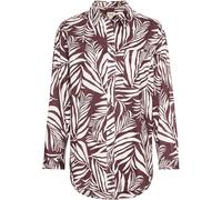 camel active Damen Hemdbluse mit Blumenprint aus Baumwolle Rot, Womenswear-L