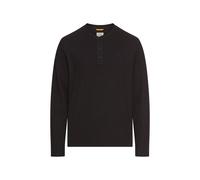 camel active Herren Henleyshirt aus Reiner Baumwolle Schwarz, menswear-3XL