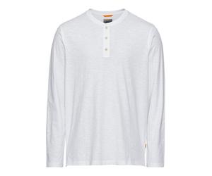 camel active - Henleyshirt aus zertifiziertem Organic Cotton white - Gr. - 3XL