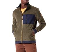 camel active Herren 409400/8W34 Strickjacke, Olivbraun, S