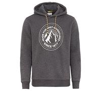 camel active Herren 409441/8w40 Kapuzenpullover, Graphite Gray, M