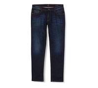 camel active Herren 486415/8-56 Tapered Fit Jeans, Blau (Dark Blue/Brown Weft 45), W34/L34