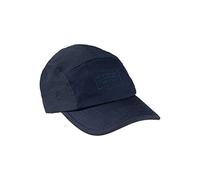 camel active Herren 5 Panel-Cap aus einem Materialmix Dunkelblau Menswear-OS