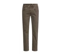 camel active Herren 5-Pkt Relaxed Fit Hose aus Baumwoll-Elasthan-Mix Waldgrün, menswear-34/30