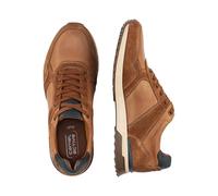 camel active Herren Alley Oxford Schnürschuhe aus Leder Cognac-Blau menswear-40