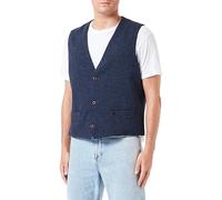 camel active Herren Anzugweste in Jerseystruktur Dunkelblau menswear-56