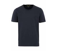 camel active Herren Basic Kurzarm T-Shirt mit Rundhalsausschnitt aus Reiner Baumwolle Dunkelblau, Menswear-XXL