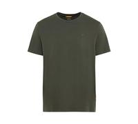 camel active Herren Basic Kurzarm T-Shirt mit Rundhalsausschnitt Grün, menswear-6XL