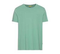 camel active Herren Basic Kurzarm T-Shirt mit Rundhalsausschnitt Grün, Menswear-M