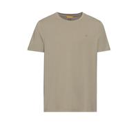 camel active Herren Basic Kurzarm T-Shirt mit Rundhalsausschnitt Khaki, Menswear-L
