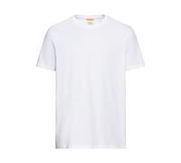 camel active Herren Basic Kurzarm T-Shirt mit Rundhalsausschnitt Weiß, menswear-3XL