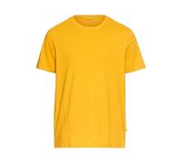 Basic T-Shirt aus reiner Baumwolle Gelb L