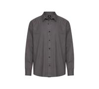 camel active - Baumwollhemd mit Kent-Kragen gunmetal - Gr. - XL