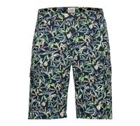 camel active Herren Cargo Shorts mit Allover-Print Blau-Grün, menswear-46IN