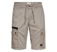 Camel Active Herren Cargo-Shorts mit Kordelzug und Stretch Grau 40IN