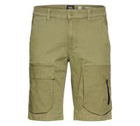 camel active Herren Cargo Shorts mit Ripstop-Kontrast Dunkelgrün, menswear-36IN