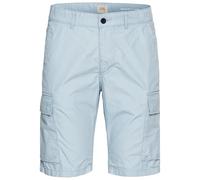Bermudas CAMEL ACTIVE "Cargo-Bermudas", Herren, Gr. 34, N-Gr, blau (smoke blau), Obermaterial: 100% Baumwolle, unifarben, casual, regular fit 3/4-Länge, Hosen, mit Cargo Taschen (77730441-34) smoke bl