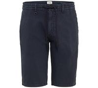 camel active Herren Chino Shorts aus Baumwoll/Leinen-Mix Navy, menswear-30IN