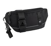 camel active Herren Connect Bauchtasche mit reflektierenden Details Schwarz, Menswear-S