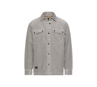 camel active Herren Cord Overshirt aus 100% Baumwolle | Langarm Hemd mit Kentkragen und Pattentaschen im Relaxed Fit - glatte Oberfläche - pflegeleicht und strapazierfähig