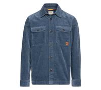 camel active Herren Cord Overshirt aus Reiner Baumwolle Blau, Menswear-M