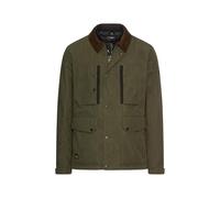 camel active Herren Fieldjacket mit Cordkragen und Fleece-Futter Waldgrün, Menswear-L
