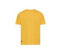 camel active Herren Flexibles T-Shirt mit Rundhalsausschnitt Regular Fit Sonnengelb, Menswear-M