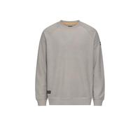 Camel Active Herren Frottee-Sweatshirt mit weichem Innenmaterial Dust Grey Größe L