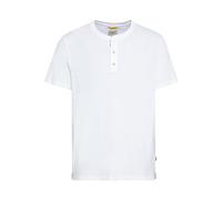 camel active - Kurzarm Henleyshirt aus reiner Baumwolle - Farbe - white - Größe - 3XL