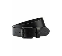 camel active Herren hochwertiger Ledergürtel - individuell kürzbar - geeignet für Hosen und Anzüge Schwarz S (Herstellergröße: 80-85 cm)