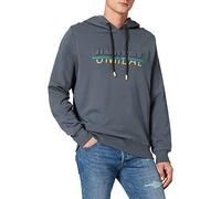 camel active Herren H Sweatshirt, Grau (Steel 12), Large (Herstellergröße: L)