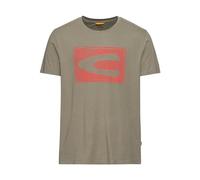 camel active Herren Jersey T-Shirt aus zertifiziertem Organic Cotton Khaki, menswear-4XL