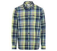 camel active Karohemd Marine/Ecru/Grün (Größe: XXL) 45/46 blau