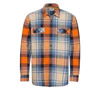 camel active - Kariertes Hemd aus reiner Baumwolle orange - Gr. - M