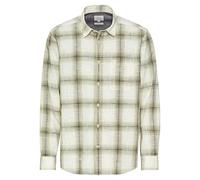 camel active Herren Kariertes Langarmhemd aus Baumwolle Grün, menswear-3XL