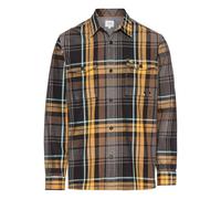 camel active Herren Karohemd im Overshirt-Look Gelb, Menswear-L