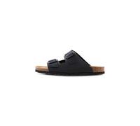 camel active Herren Klassische Sandalen, Männer Sandalen,Wechselfußbett,Hausschuhe,Gartenschuhe,halteriemen,Sommerschuhe,schwarz,46 EU