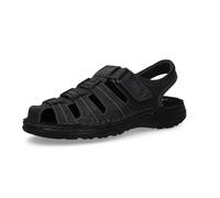 camel active Herren Klassische Sandalen, Männer Sandalen,Wechselfußbett,Strandschuhe,Sandaletten,bequem,Sommerschuhe,schwarz,44 EU