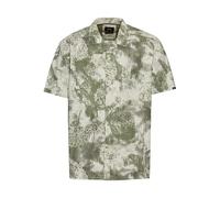 camel active - Kurzarm Hemd aus Baumwolle dusty khaki - Gr. - XXL