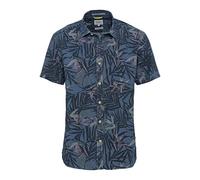 camel active - Kurzarm Hemd in Regular Fit - Farbe - indigo - Größe - M