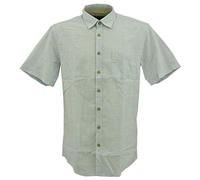 camel active, Herren Kurzarm Hemd Popeline Lightblue Meliert XXL