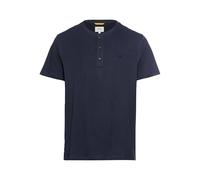 camel active - Kurzarm Henley aus Organic Cotton - Farbe - night blue - Größe - XL
