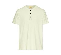 Camel Active Herren T-Shirt Henley aus reiner Baumwolle Grün XL