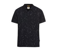 Kurzarm Poloshirt aus reiner Baumwolle Blau L